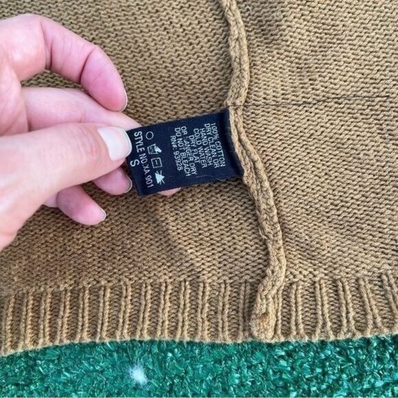 XT Mustard Cropped Open Sweater with 3/4ths Sleeves Size S - Picture 6 of 7